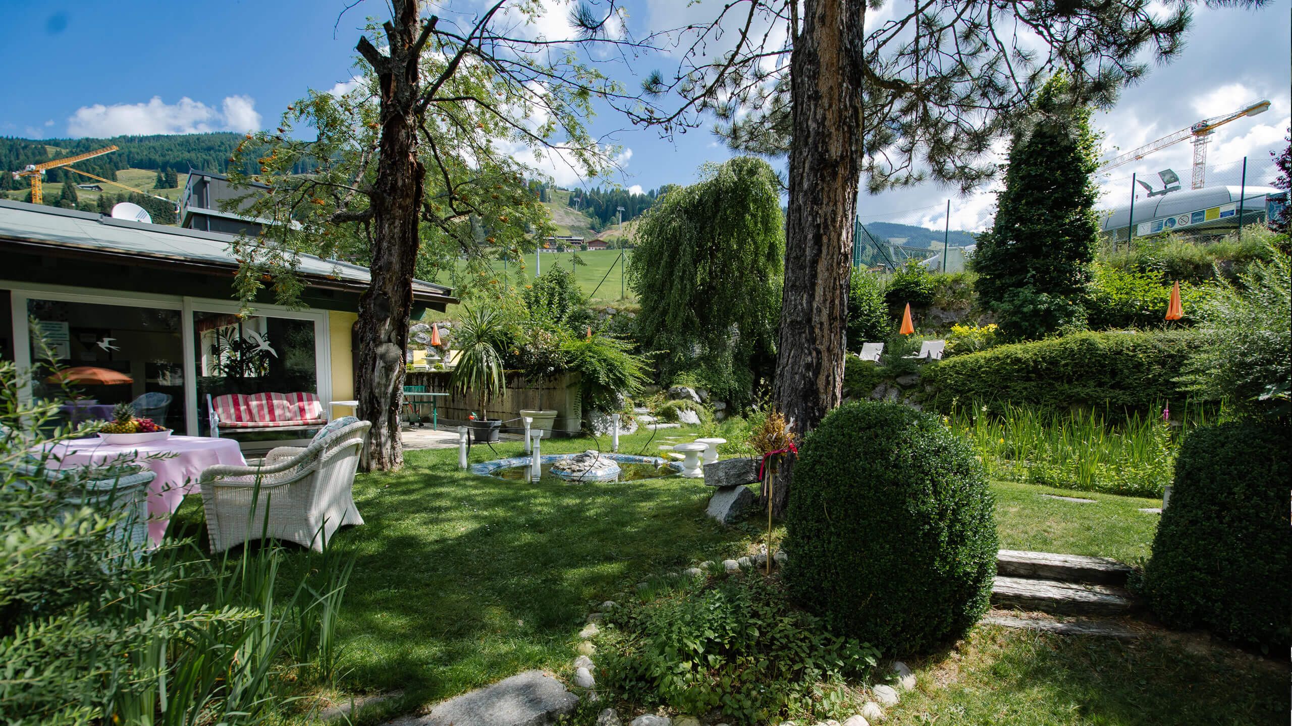 Bauer’s Gartenoase im Zentrum von Saalbach